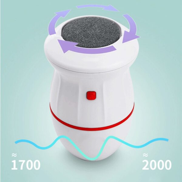 Foot Care Tool Electric Grinder Machine Foot Dead Skin Exfoliator size